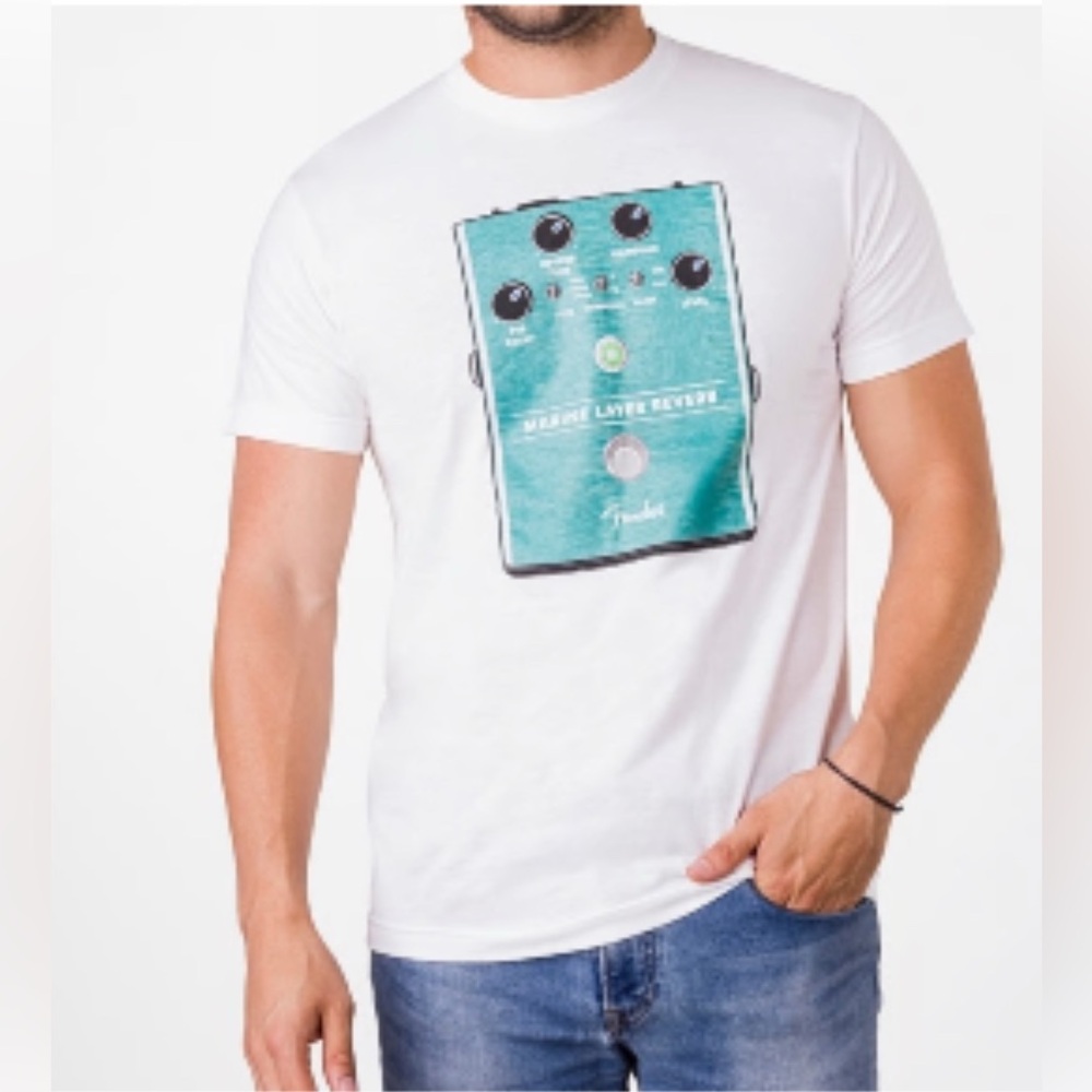 Fender Marine‎ Layer Reverb Pedal T-Shirt NWT